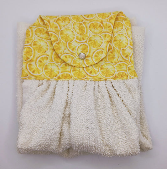 Light Lemon Hanging Towel (Set of Two)