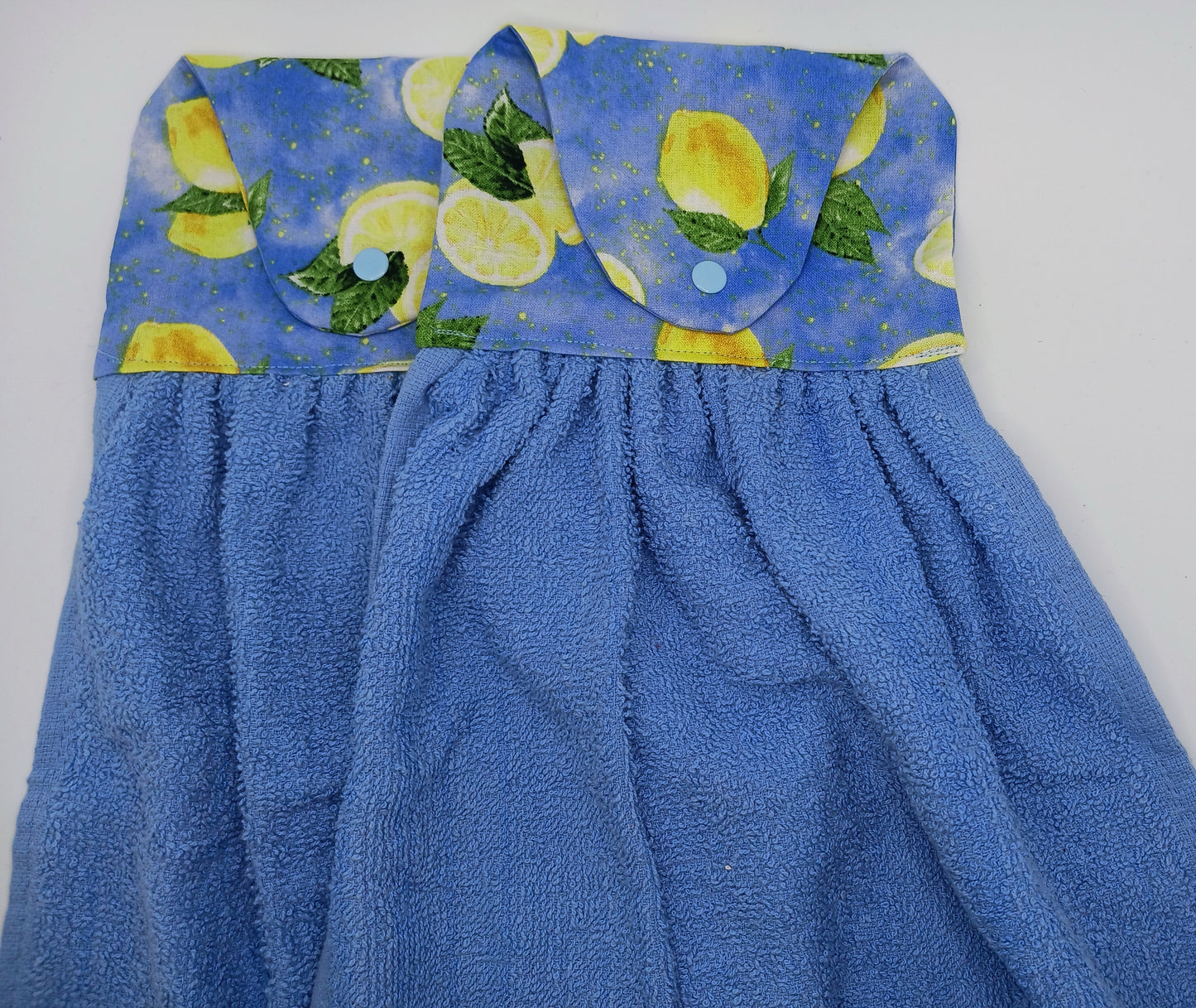 Blue Lemon Hanging Towel (Set of Two)